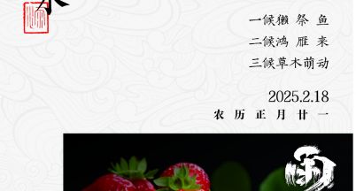 雨水至，萬物生